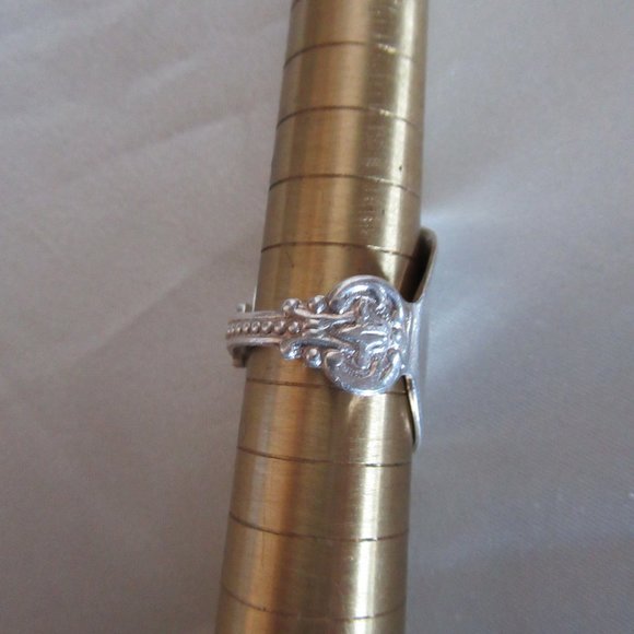 Spoon Ring size 8 Sterling silver - Beautiful * - Picture 6 of 9
